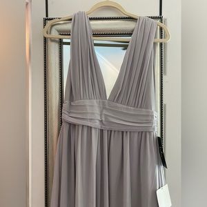 Lulus grey maxi dress